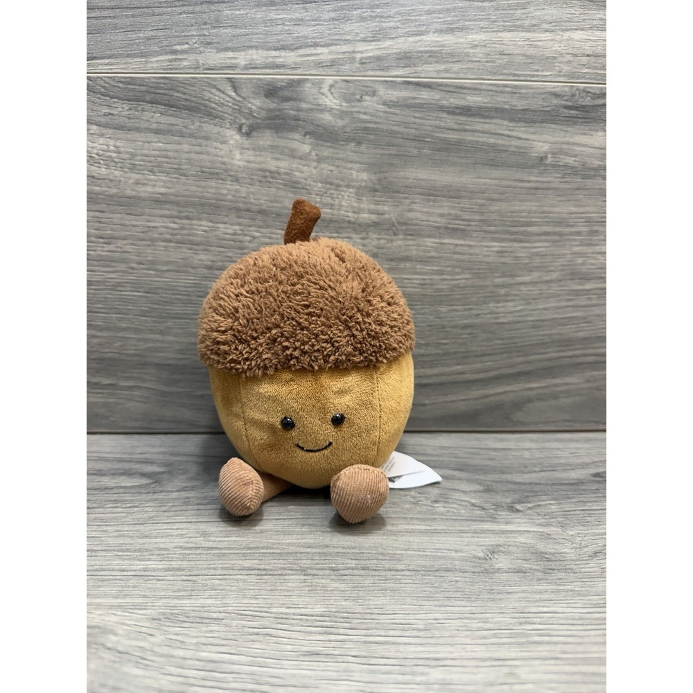 Jellycat Amuseable Acorn Retired Rare Plush NWT New With Tags Authentic Cute